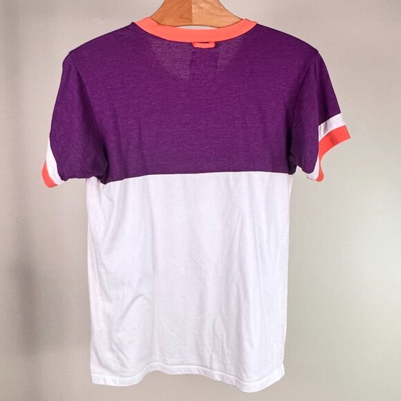 CAMP COLLECTION Purple and Off-White Clemson Tee - Picture 3 of 4